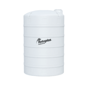 TANQUE ROTOPLAST TVC-S 15000 L CON PROTECCION UV, AROS DE REFUERZO BLANCO + CONEXION VITON 2 PULG - ROTOPLAST