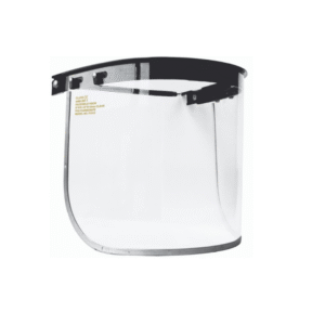 VISOR FACIAL DE POLICARBONATO CON FILO DE ALUMINIO + ADAPTADOR FACIAL UNIVERSAL PARA CASCO - CLUTE
