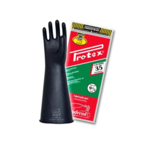 GUANTES DE LATEX NEGRO T-9 PROTEX C-35
