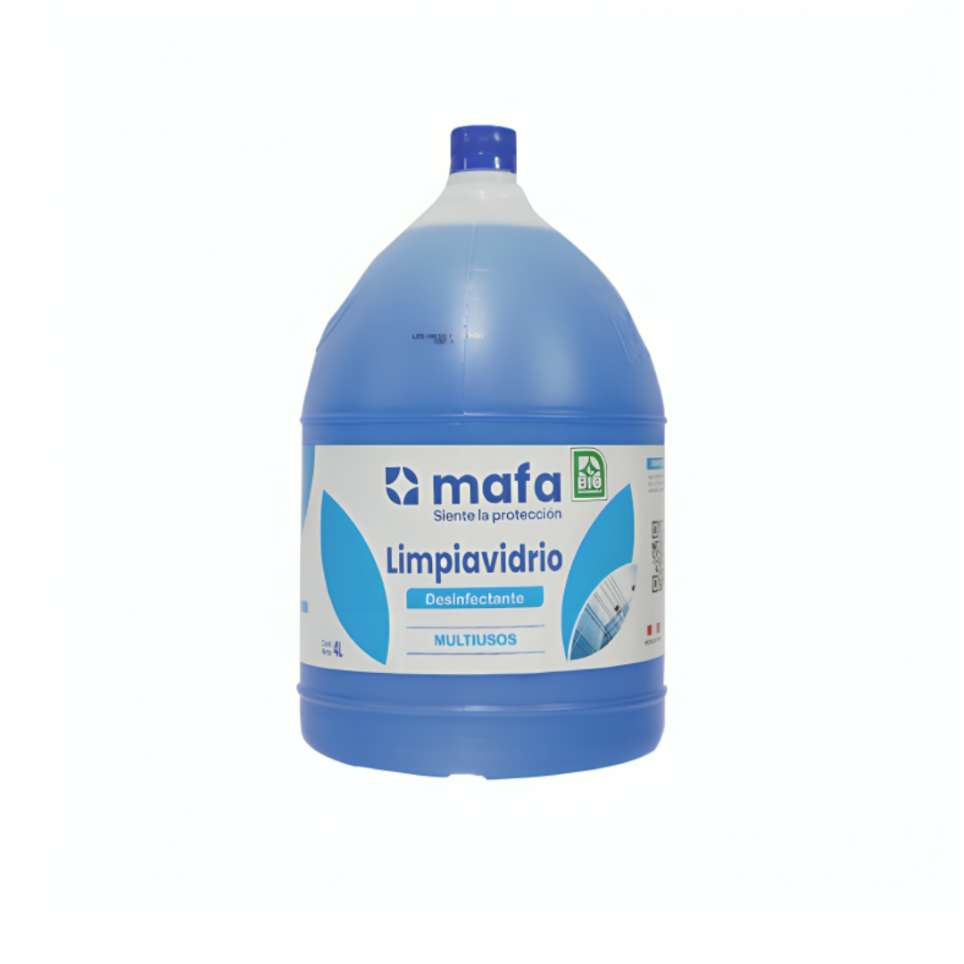 LIMPIA VIDRIOS X 4 LT MARCA MAFA