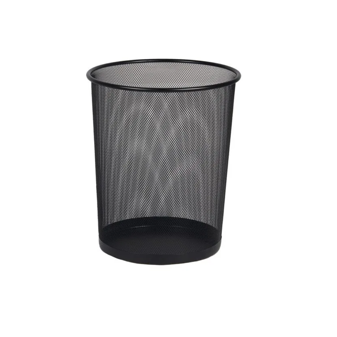 PAPELERA MALLA NEGRO