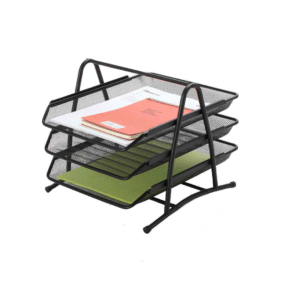 BANDEJA DE METAL PORTAPAPEL 3 NIVELES MARCA OVE