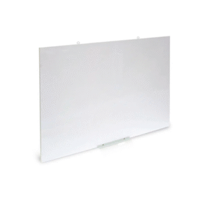 Pizarra acrílica  para oficina con soportes para pared 1.20 x 1.80 m