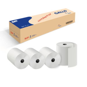 PAPEL CONTOMETRO TERMICO 80X80 ( 20 UND )