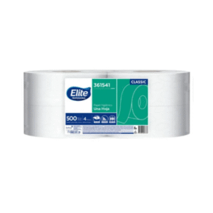PAPEL HIGIENICO JUMBO BLANCO CLASSIC X 500 MTS 361702 - ELITE PROFESSIONAL