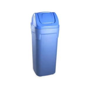 PAPELERA RINO T/VAIVEN X 140L ROJO/AZUL - BASA