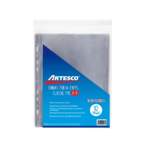 FUNDA A4 P.PAPEL ARTESCO PVC