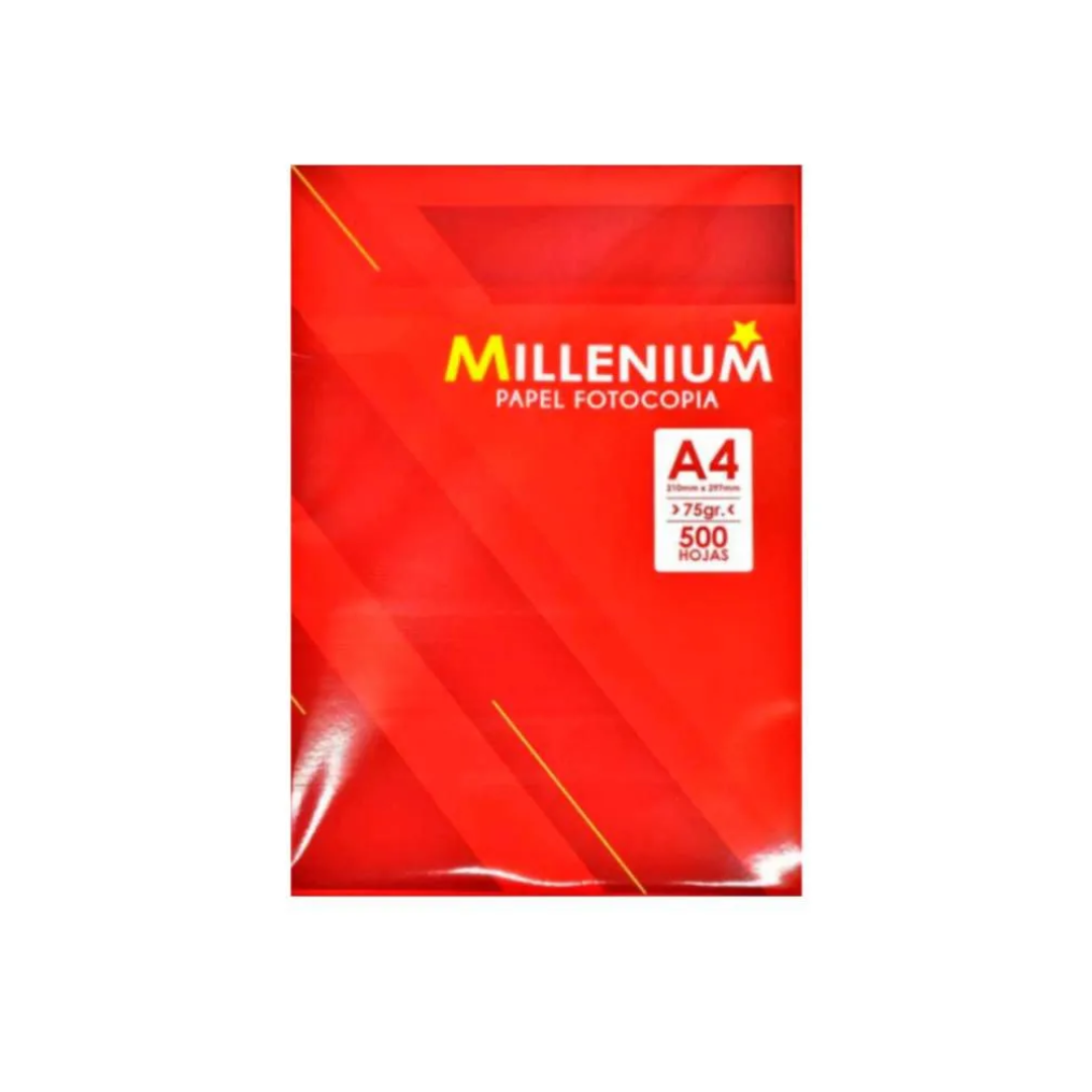 PAPEL BOND A4 75GR MILLENIUM X5MILLARES