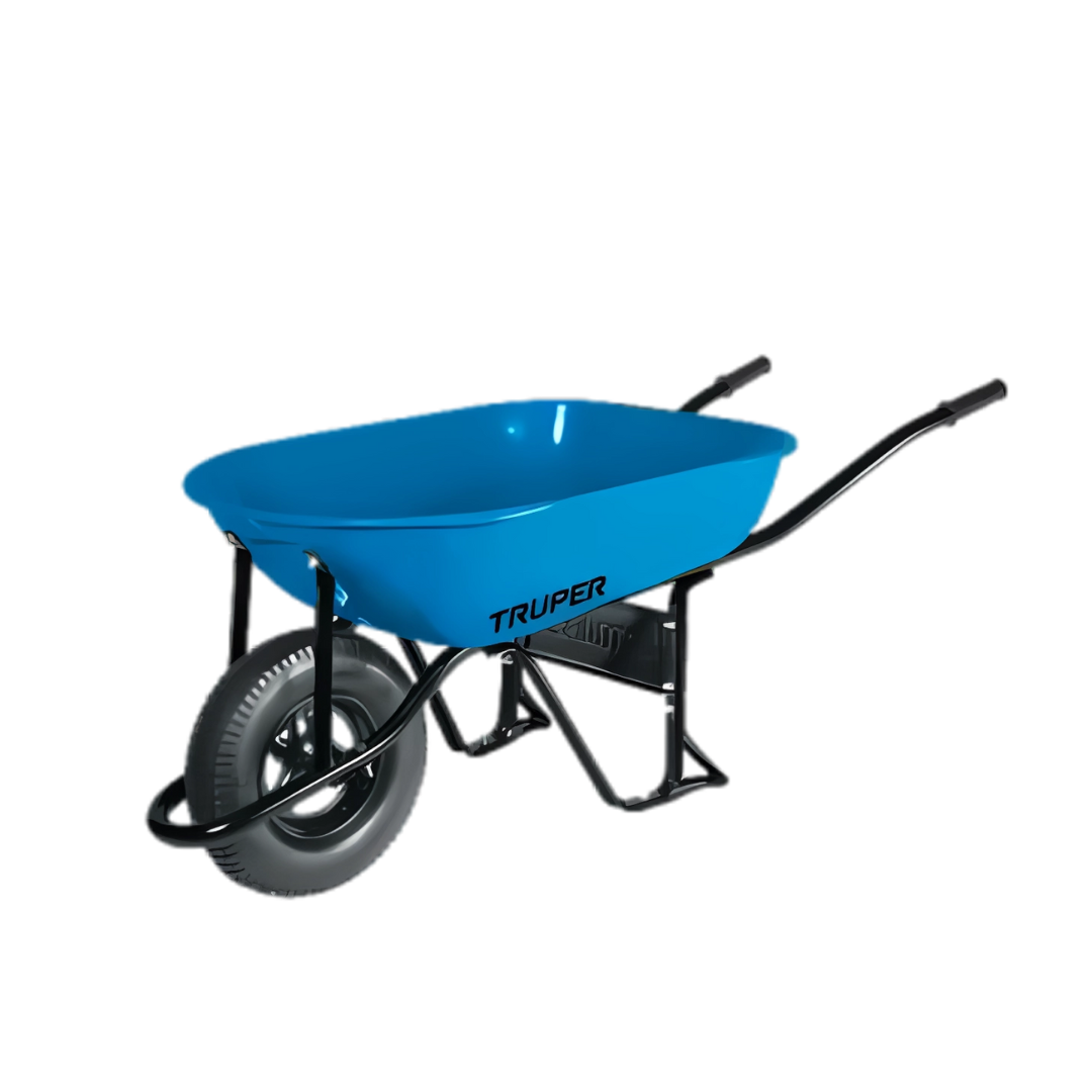 CARRETILLA 5.5 FT3, LLANTA NEUMATICA REFORZADA - TRUPER