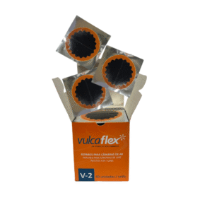 Parche para llantas VULCAFLEX V-2 envase caja de 40 unds