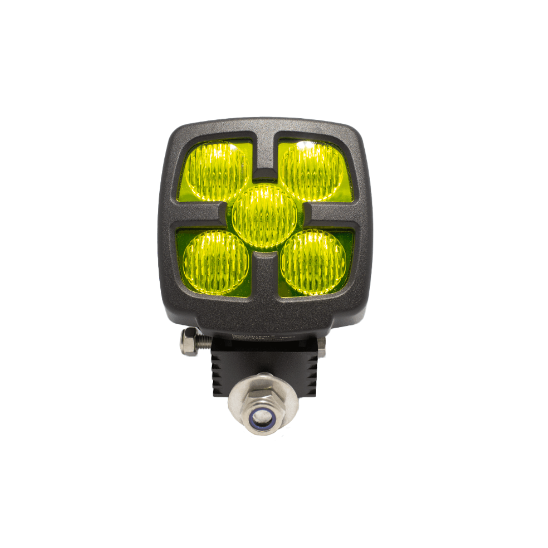 FARO DE TRABAJO LED ND25 AMARILLO / 8-80V / 1800 LM / 25W AWM - A-FLEND25Y