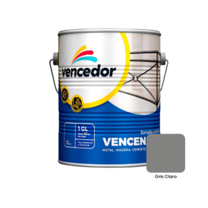ESMALTE PREMIUM VENCENAMEL GRIS CLARO - VENCEDOR